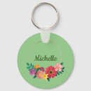 Search for pretty floral design key rings Flowers