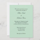 Search for green and black wedding invitations Minimalist