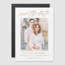Search for 5x7 magnets wedding save the dates Gold
