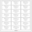 Search for removable stickers Minimal printed address