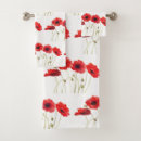 Search for poppy bath towels Watercolor