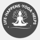 Search for inner peace stickers Yoga