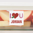 Search for valentines day business labels I love you