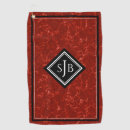Search for novelty golf towels Initials