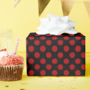 Search for black and red polka dot wrapping paper Fun