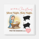 Search for night scene magnets Baby jesus
