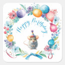 Search for birthday mouse stickers Colourful
