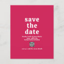 Search for hot pink save the dates Modern