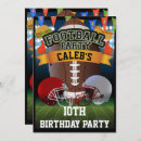 Search for football field birthday invitations Boys