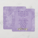 Search for gems wedding invitations Purple