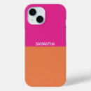 Search for block colour iphone cases Orange
