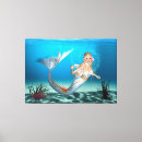Search for beautiful mermaid canvas prints Sea