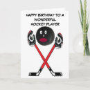 Search for hockey birthday cards Funny