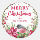 Search for christmas robin stickers Wreath