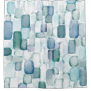 Search for sea glass shower curtains Green