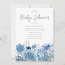 Search for silver white baby shower invitations Floral