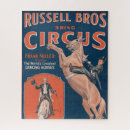 Search for vintage circus puzzles Retro