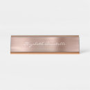 Search for rose gold name plates Elegant