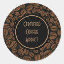 Search for coffee addiction stickers Brown