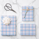 Search for gender wrapping paper Plaid