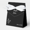Search for gothic wedding favour boxes Elegant