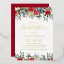 Search for december bridal shower invitations Winter