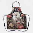 Search for snowy aprons Owl