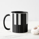 Search for cool piano mugs Black and white