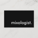 Search for mixologist business cards Alcohol