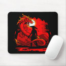 Search for japanese samurai mouse mats Red