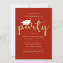 Search for red tassel graduation invitations Grad party