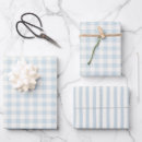 Search for light blue white stripe wrapping paper Stripes