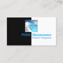 Search for pool cleaning business cards Water
