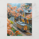 Search for miniatures postcards Train