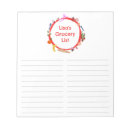 Search for grocery list notepads Groceries