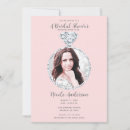 Search for bling bridal shower invitations Modern