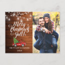 Search for red wood postcards Truck christmas tree