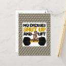 Search for your excuse postcards Motivational