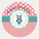 Search for girly cartoon stickers Birthday