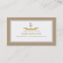 Search for executive chef business cards Professional