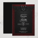 Search for gothic quinceanera invitations Quinceañera