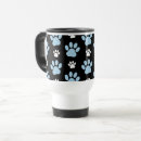 Search for paw travel mugs Pattern of paws