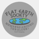 Search for earth is flat stickers Humour