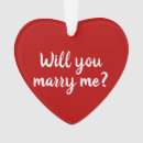 Search for marriage proposal christmas tree decorations Will you marry me