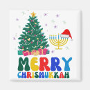Search for hanukah magnets Christmas tree