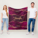 Search for burgundy blankets Script