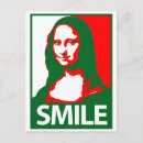 Search for mona lisa postcards Italian