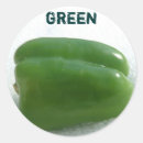 Search for green pepper stickers Vegetable
