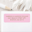 Search for breast cancer return address labels Pink