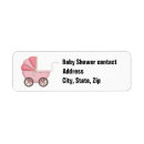 Search for pink carriage return address labels Girl